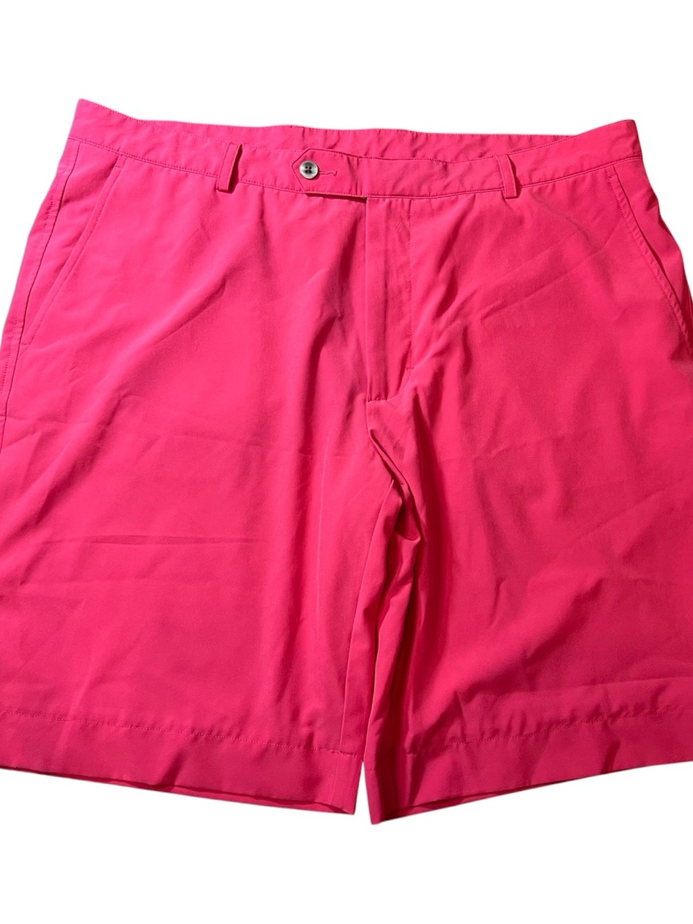 Fairway & Greene Men's Flat Front Shorts in Hot Pink